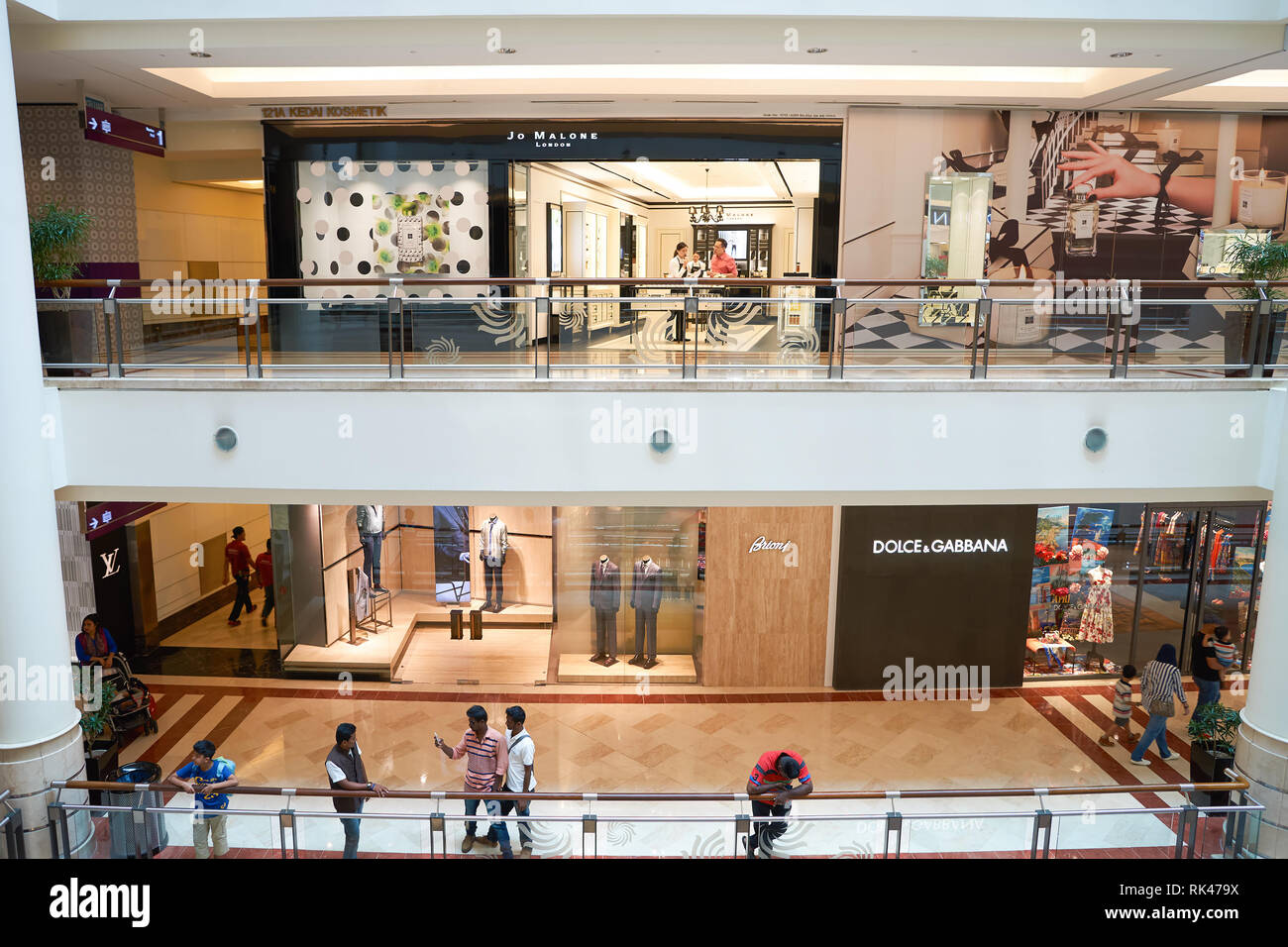 KUALA LUMPUR, MALAYSIA - MAY 09, 2016: inside of Suria KLCC. Suria KLCC ...