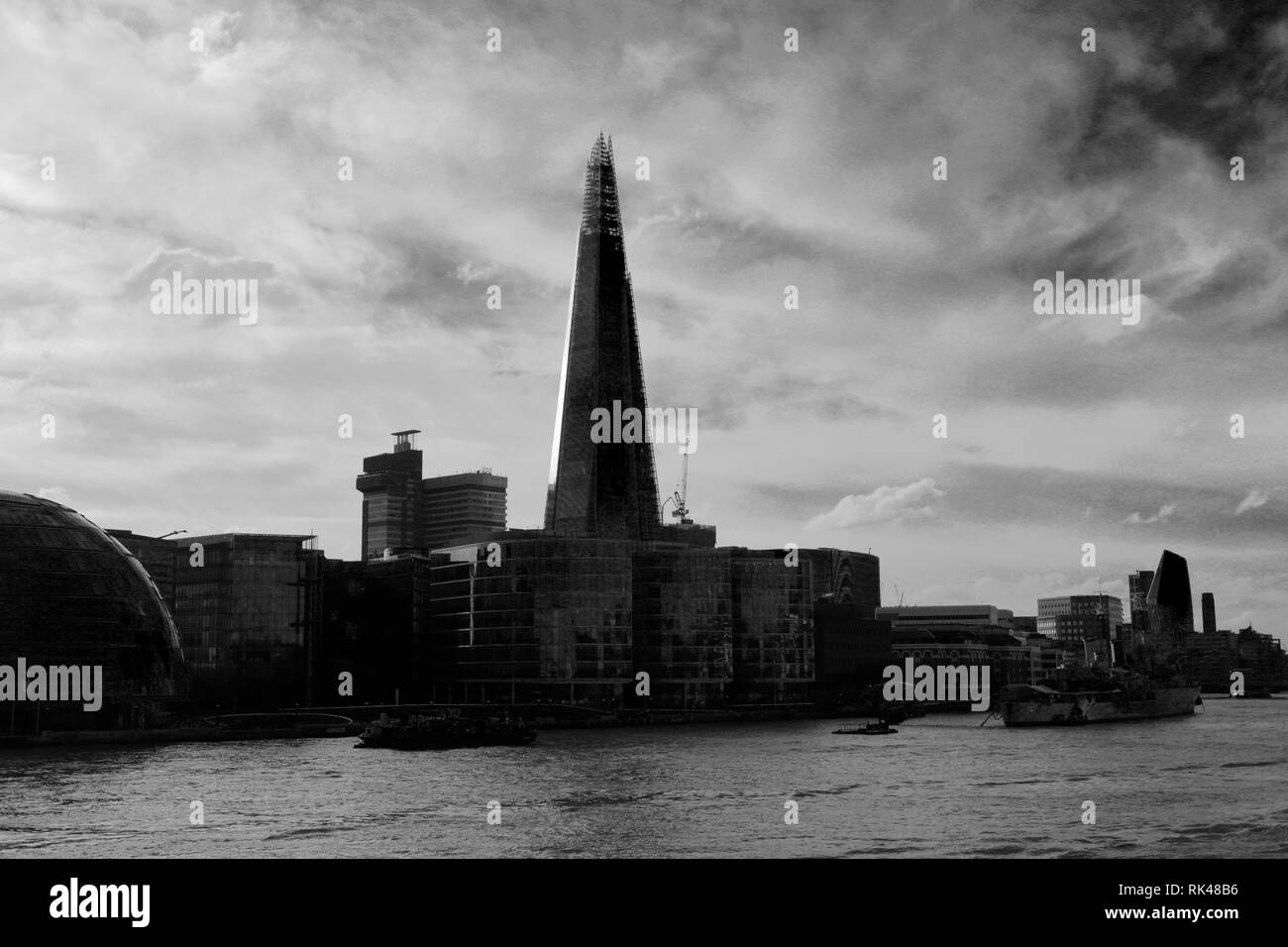 The Shard skyscraper, South Bank, London City, England, United Kingdom Stock Photo