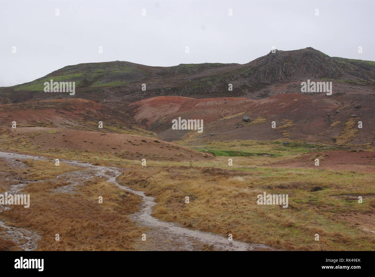 Iland - Geothermalgebiet Haukadalur Stock Photo