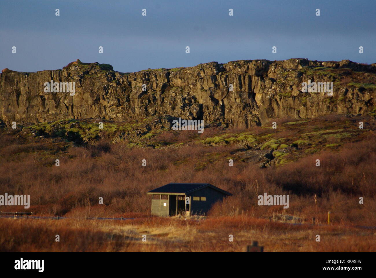 Landschaft Hvalfjordur Stock Photo