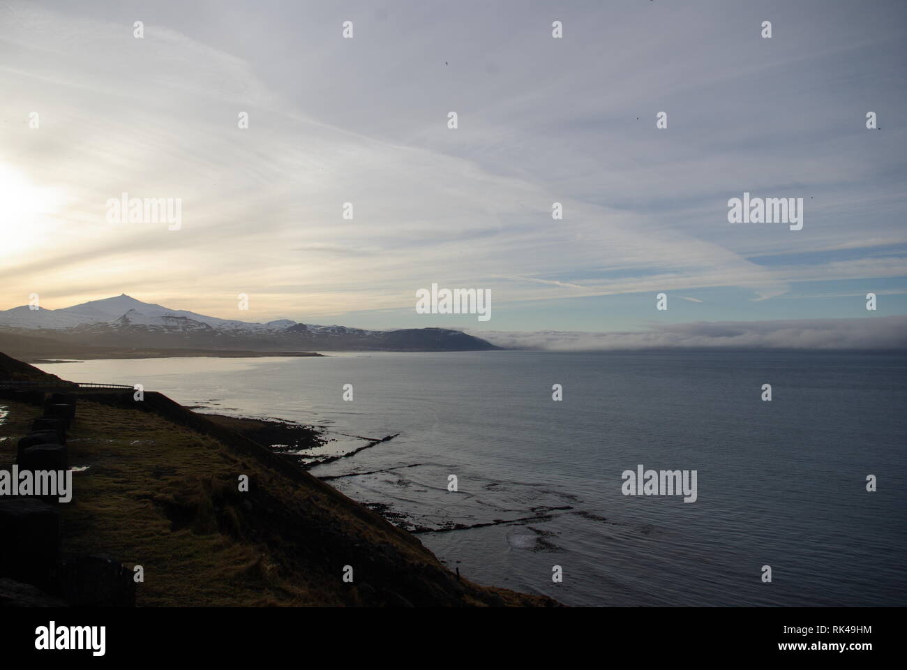 Landschaft bei Snaefelsbaer Stock Photo