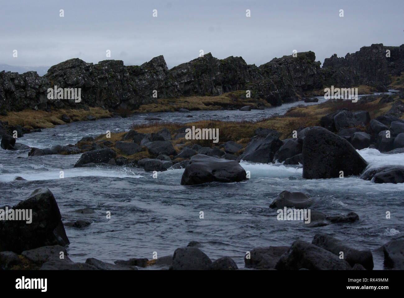 Thingvellir - Island Stock Photo