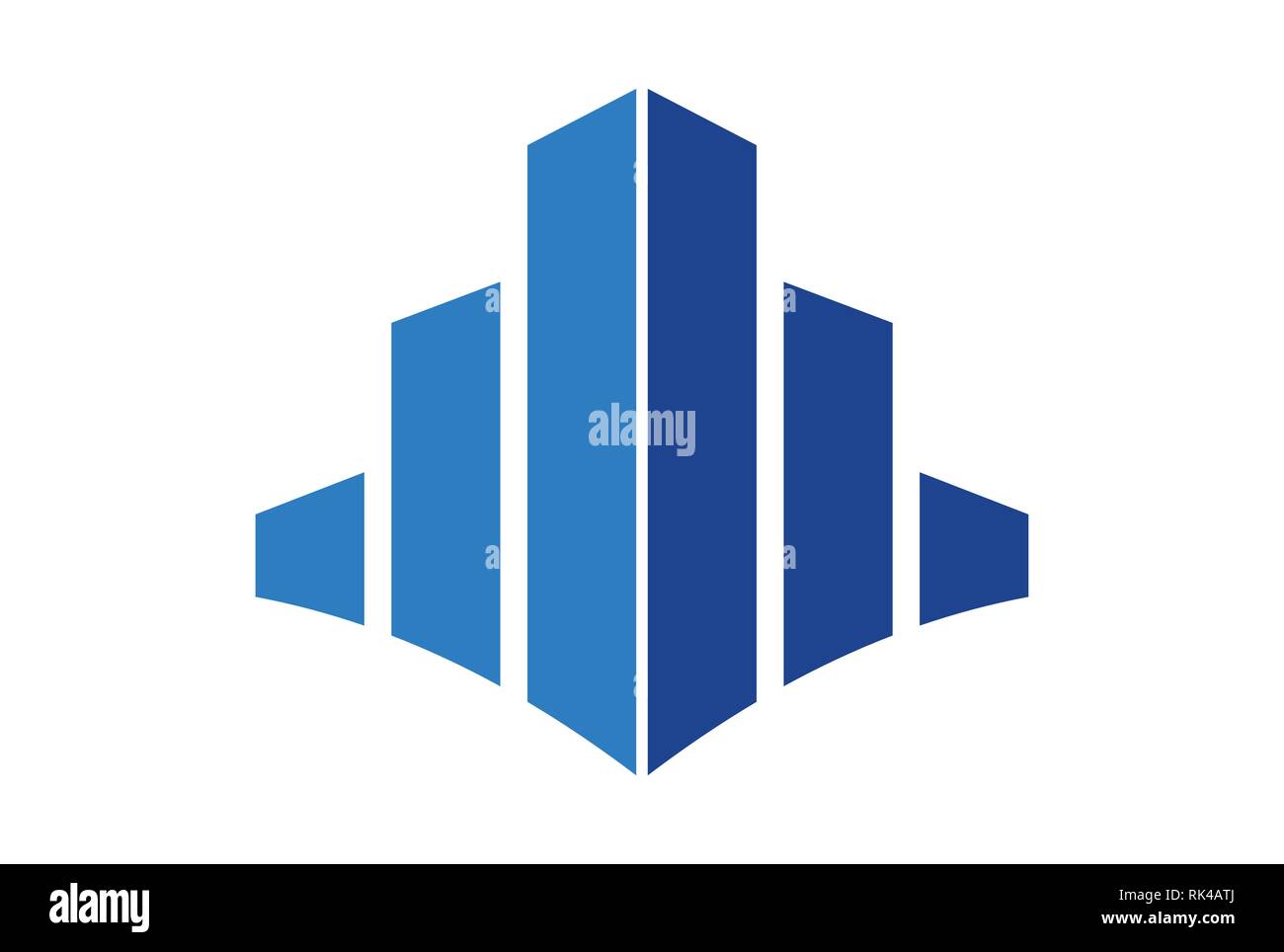 abstract building logo icon vector Stock Vector Image & Art - Alamy
