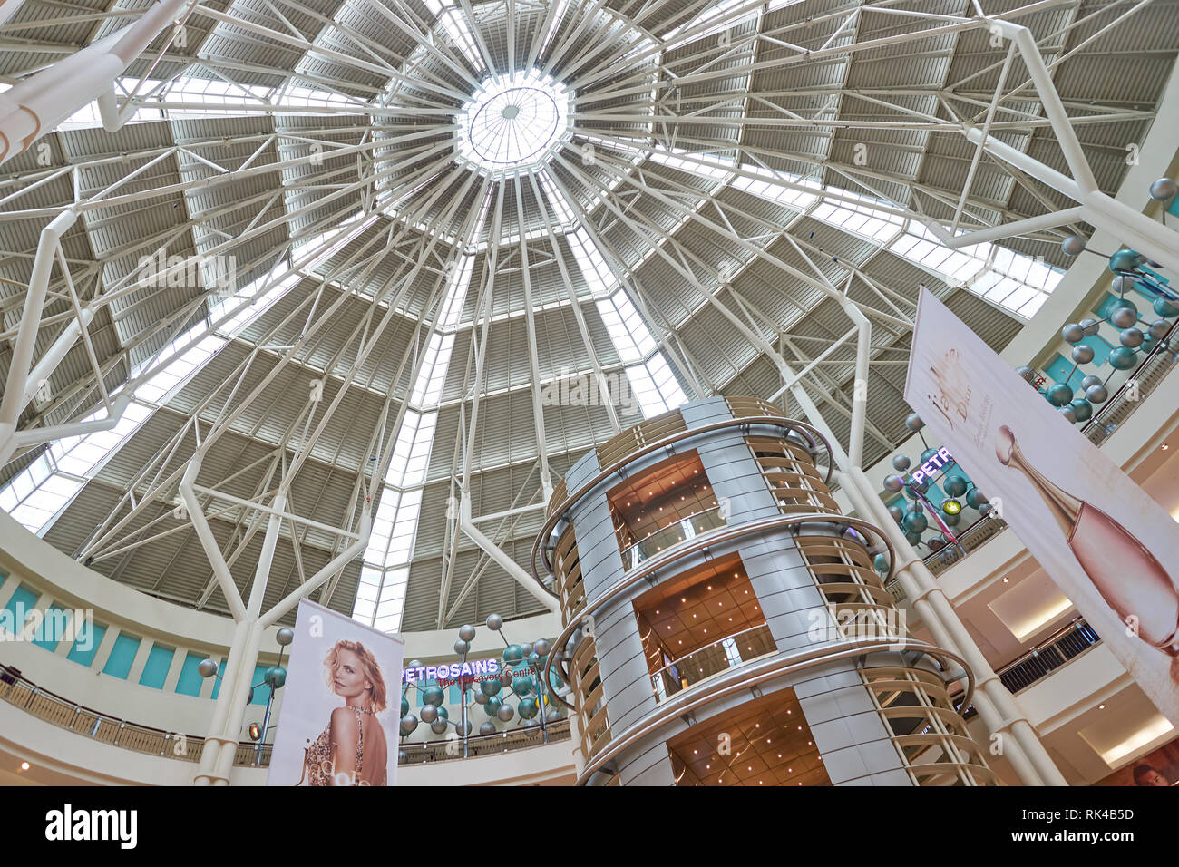 KUALA LUMPUR, MALAYSIA MAY 09, 2016 inside of Suria KLCC shopping