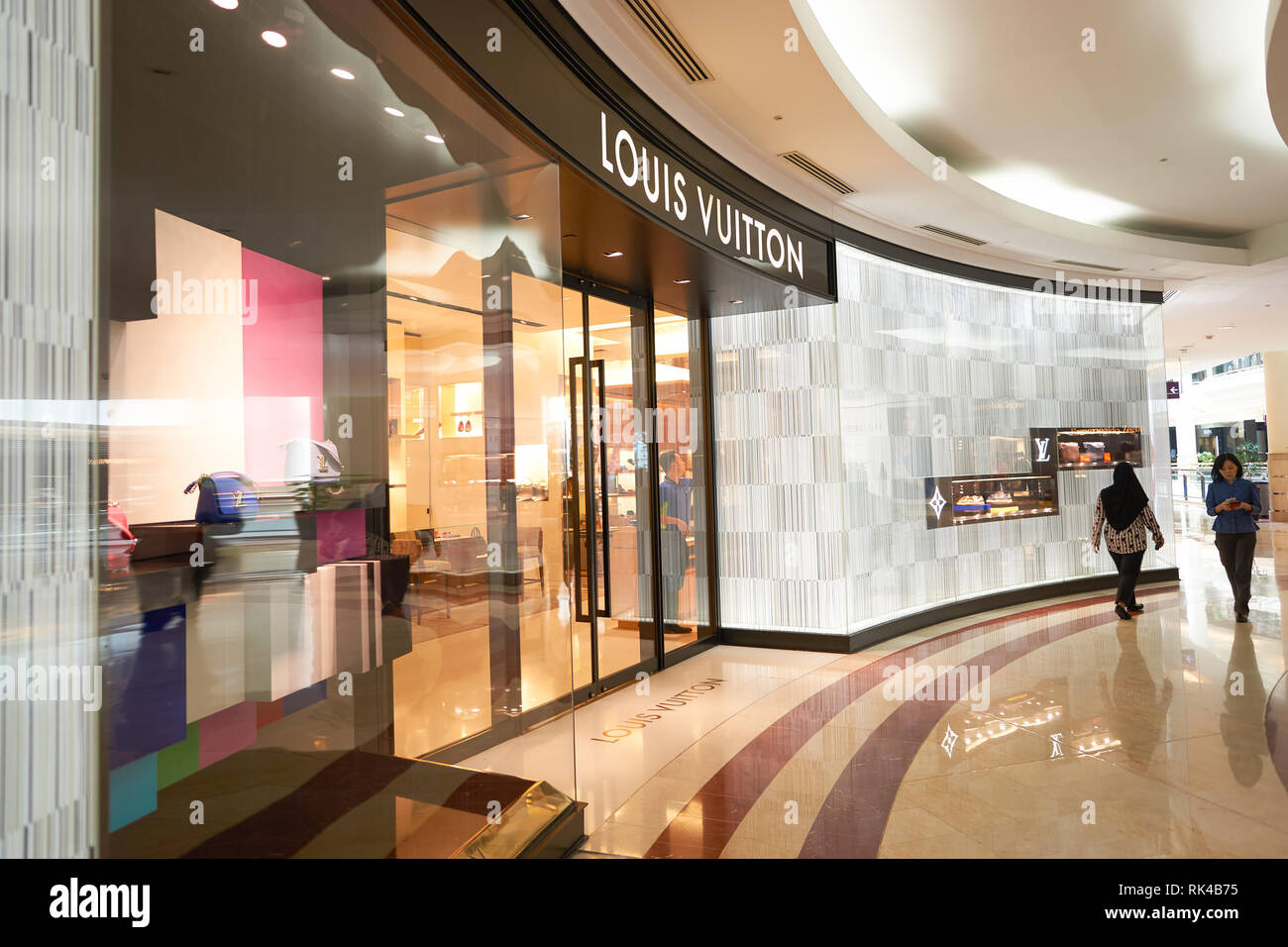KUALA LUMPUR, MALAYSIA - MAY 09, 2016: Louis Vuitton store at