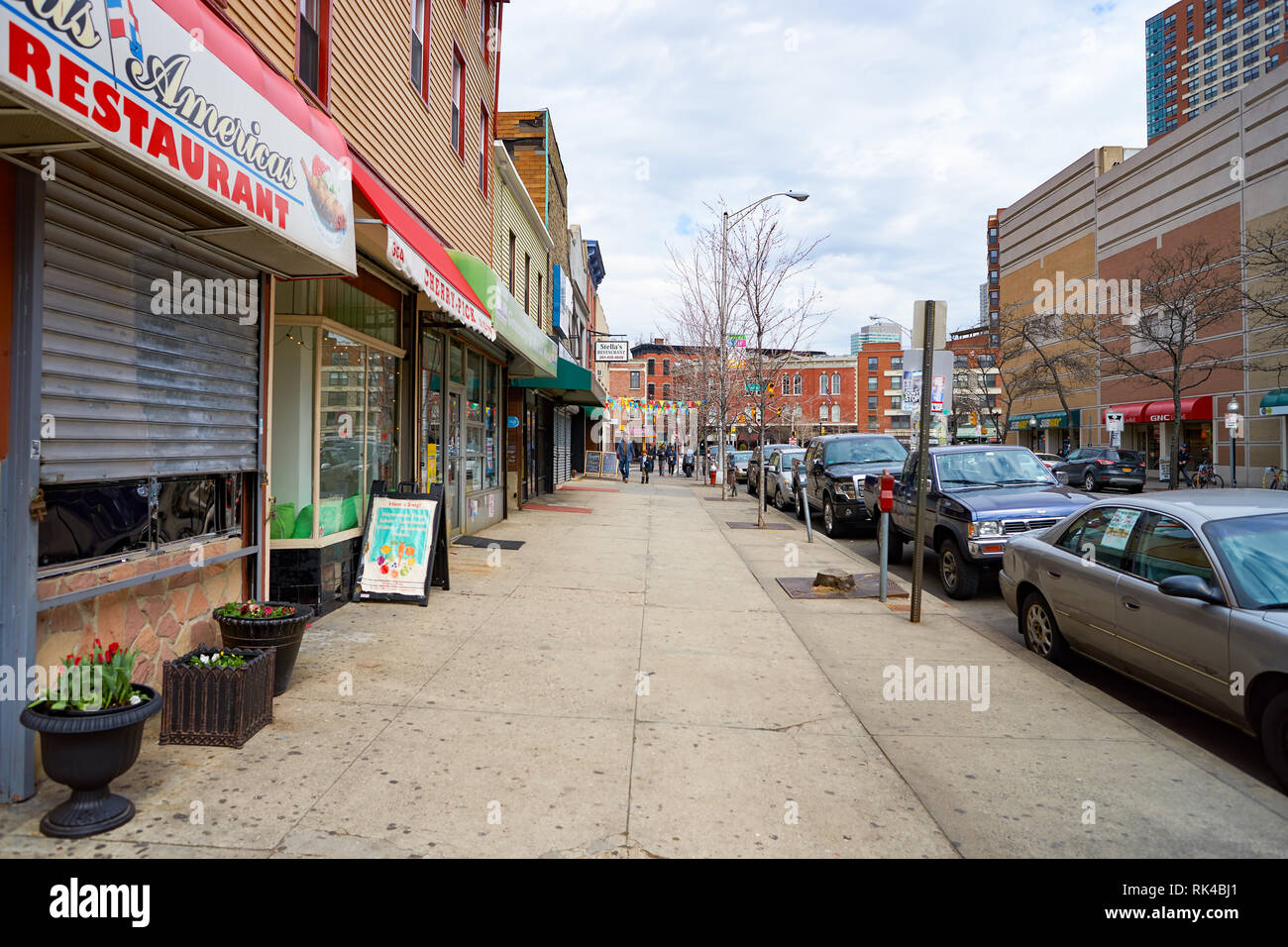 JERSEY CITY, NJ CIRCA MARCH, 2016 Jersey City at daytime. Jersey