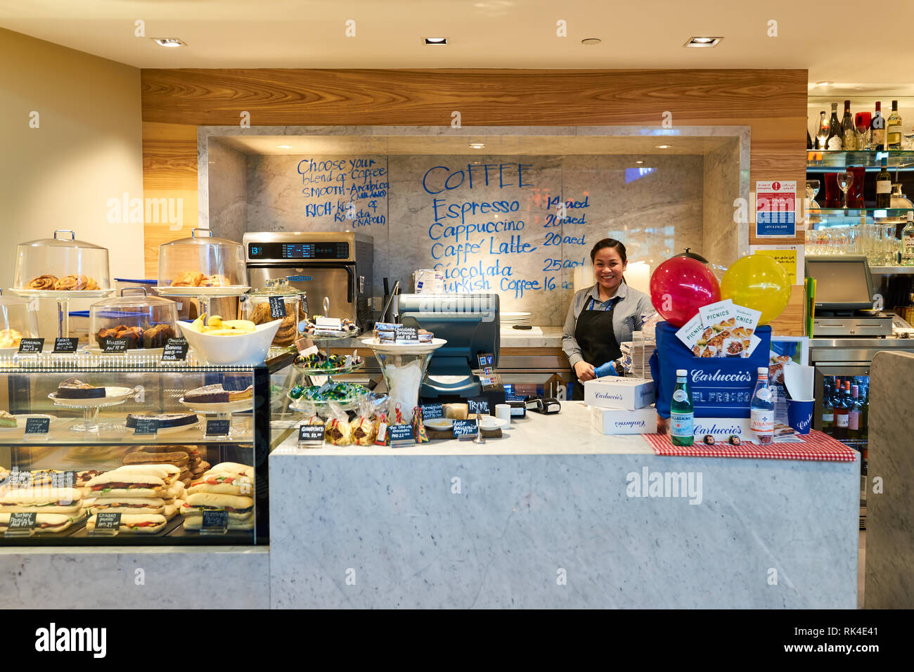 DUBAI, UAE MARCH 09, 2016 inside of Dubai International Airport