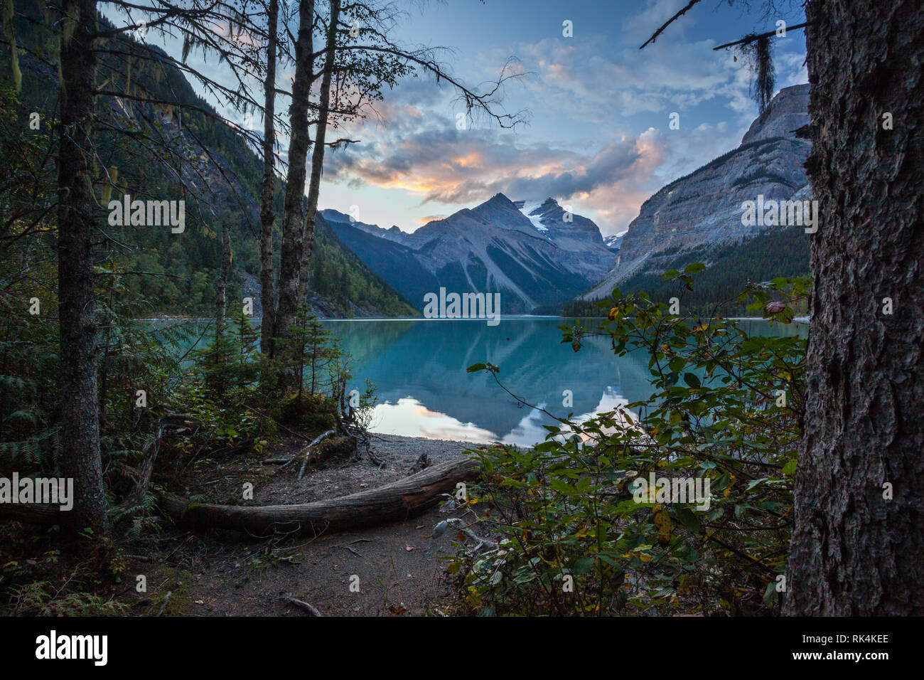 Mount Robson Provincial Park, Rockies, British Columbia, Canada Stock Photo
