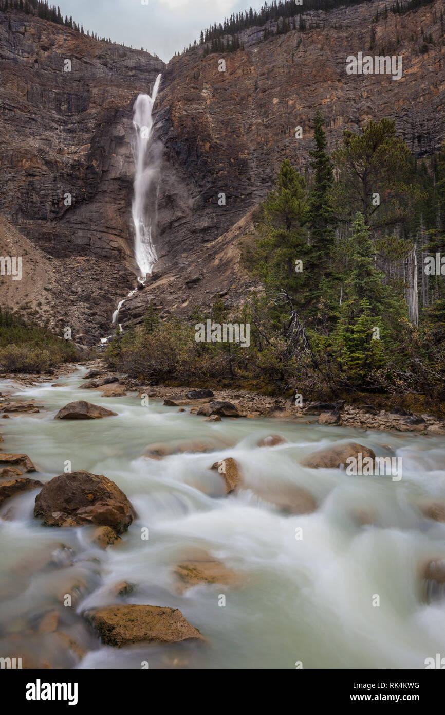 Takakkaw Falls, Yoho National Park, British Columbia, Canada Stock Photo