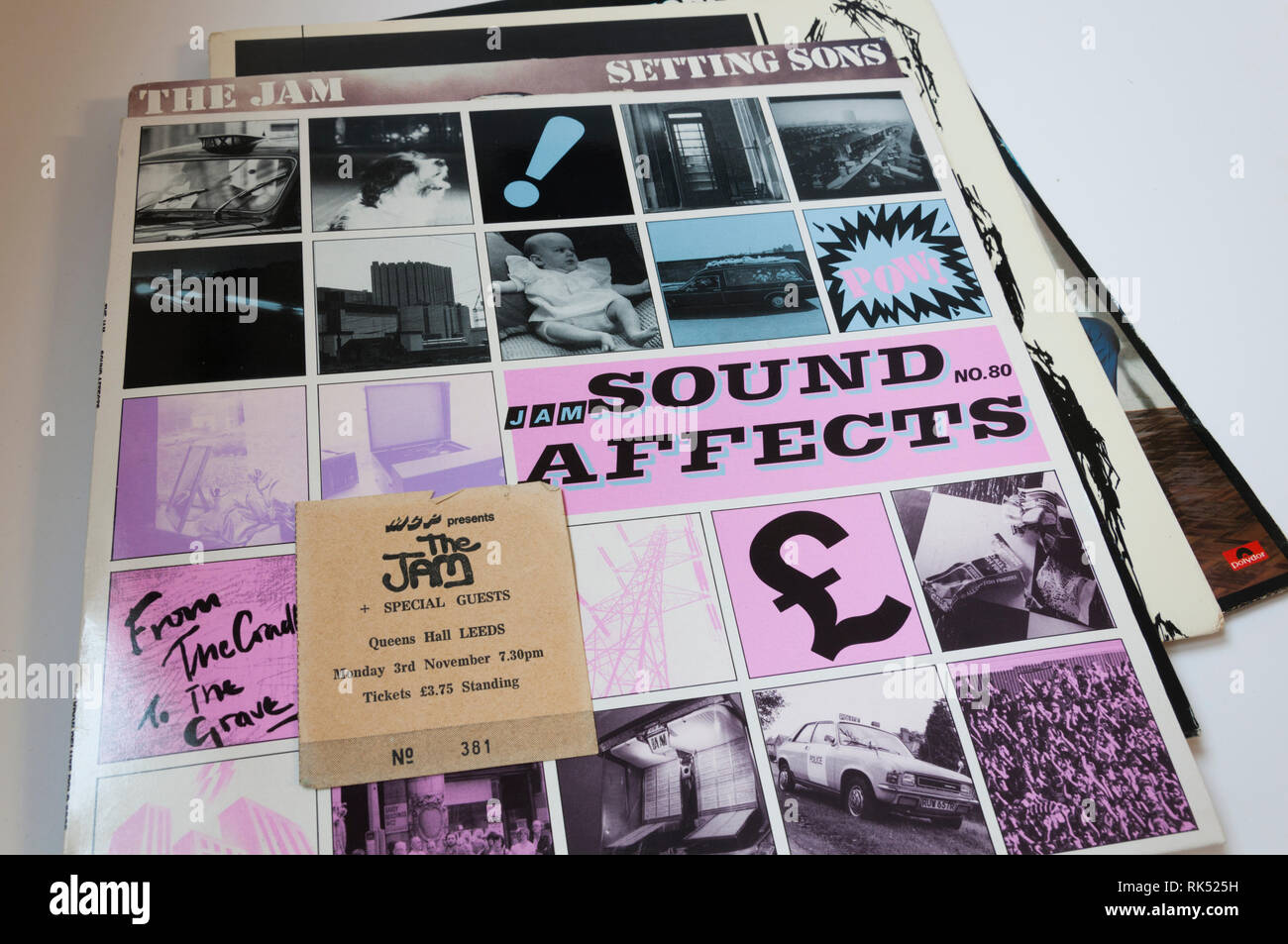 The jam sound affects album cover hi-res stock photography and 
