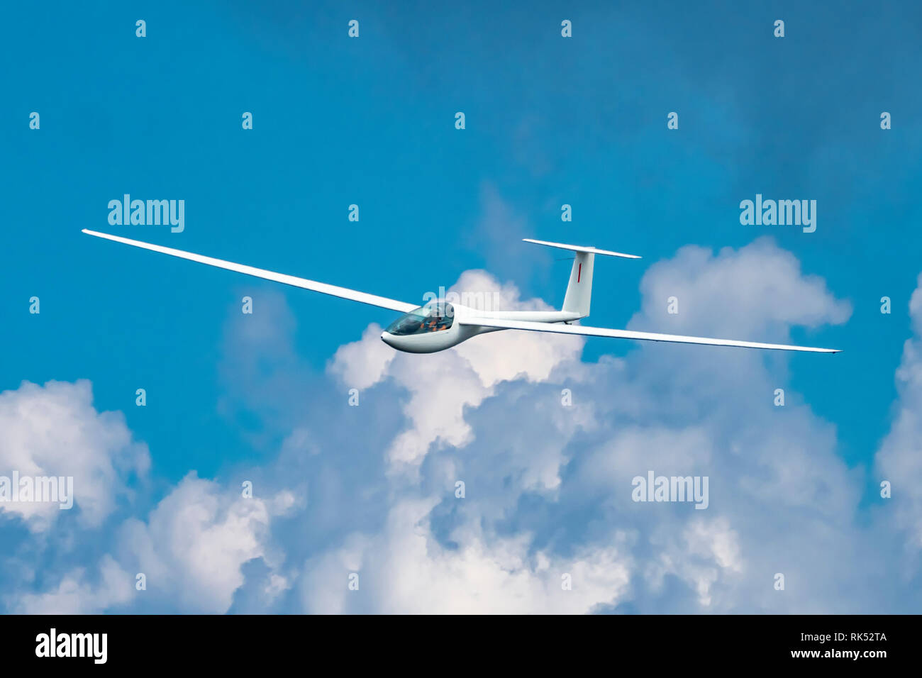 Glider in the sky Stock Photo Alamy