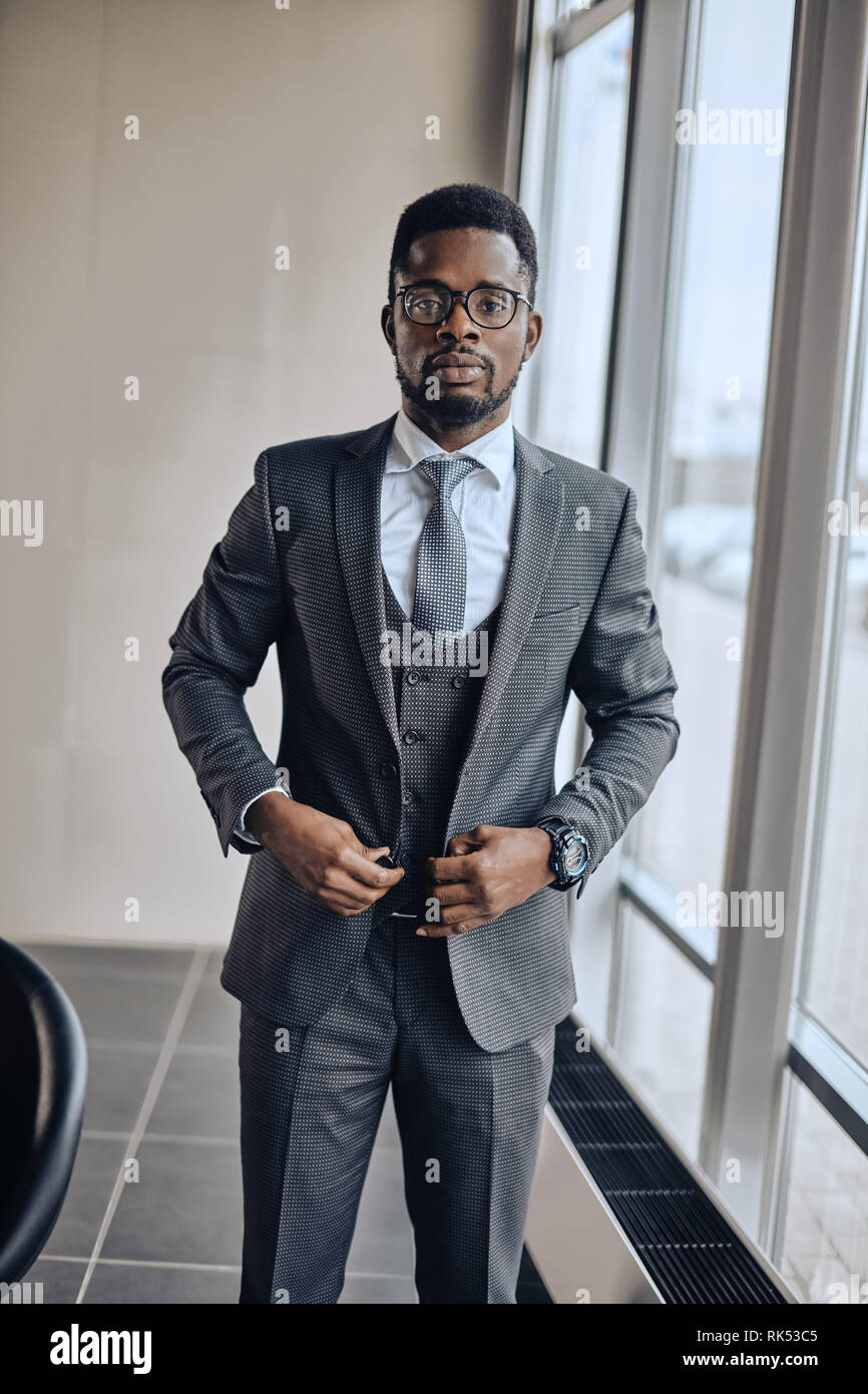 Serious Man Business Suit Pose While Stock Photo 342435632 | Shutterstock