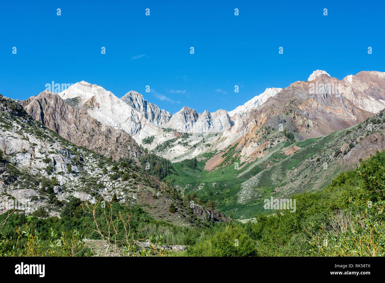 McGee Creek Canyon in the summertime, near Mammoth Lakes, California in