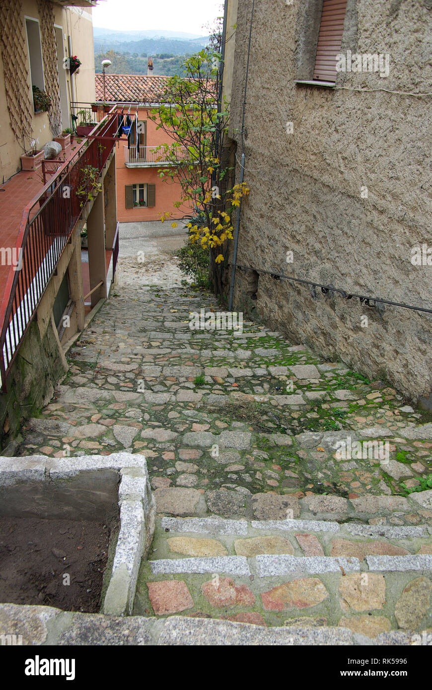 The little village of Aggius, Sardinia, Italy Stock Photo - Alamy