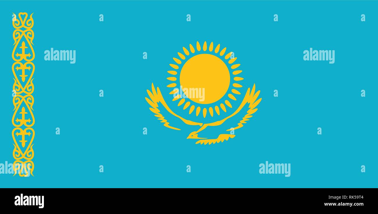 Kazakhstan flag for Kazakh' Sticker