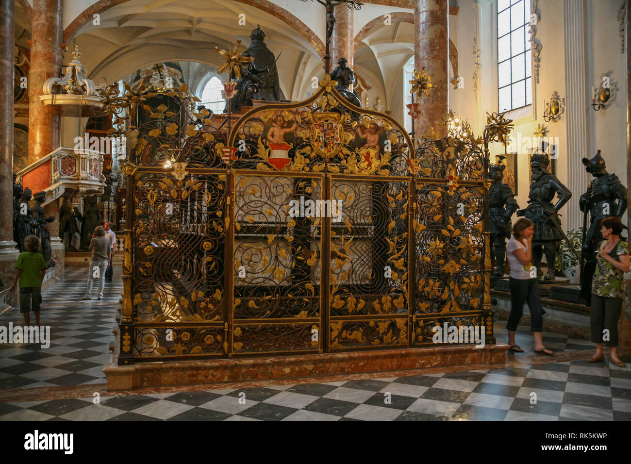 Large bronze german renaissance statues of ancestors, relatives and ...