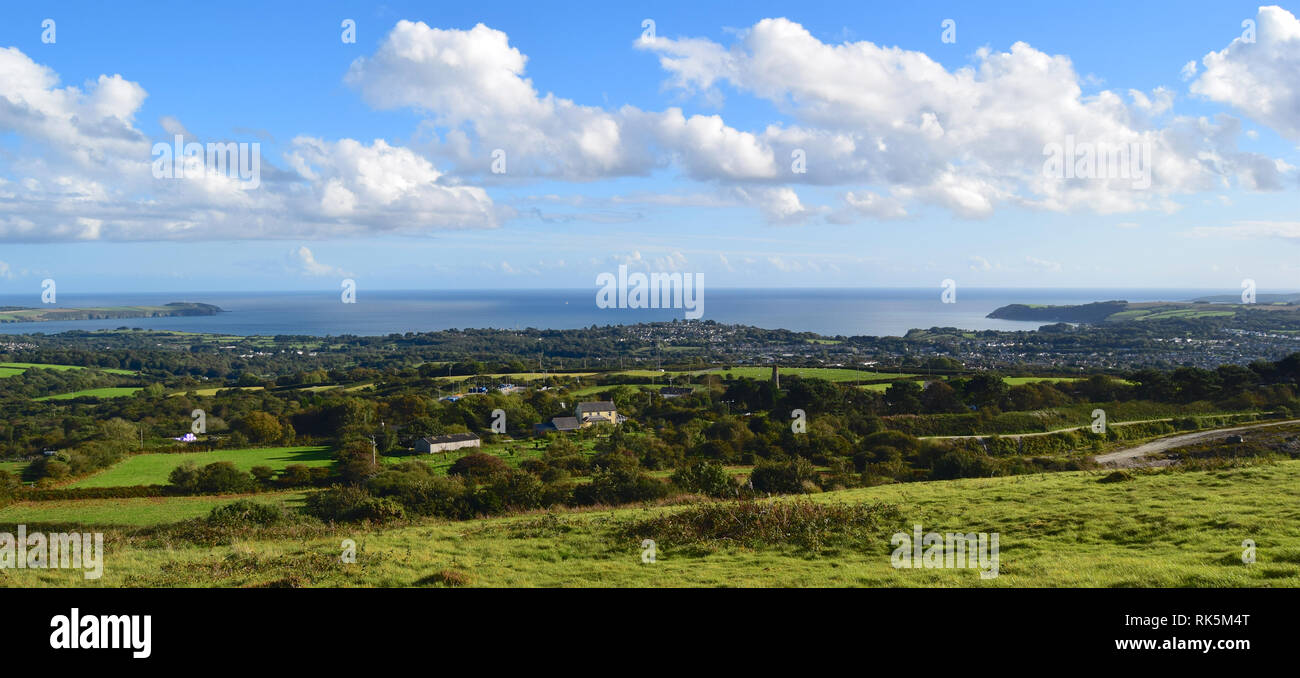 Clay trails, Clay Pits, St. Austell, Cornwall Stock Photo
