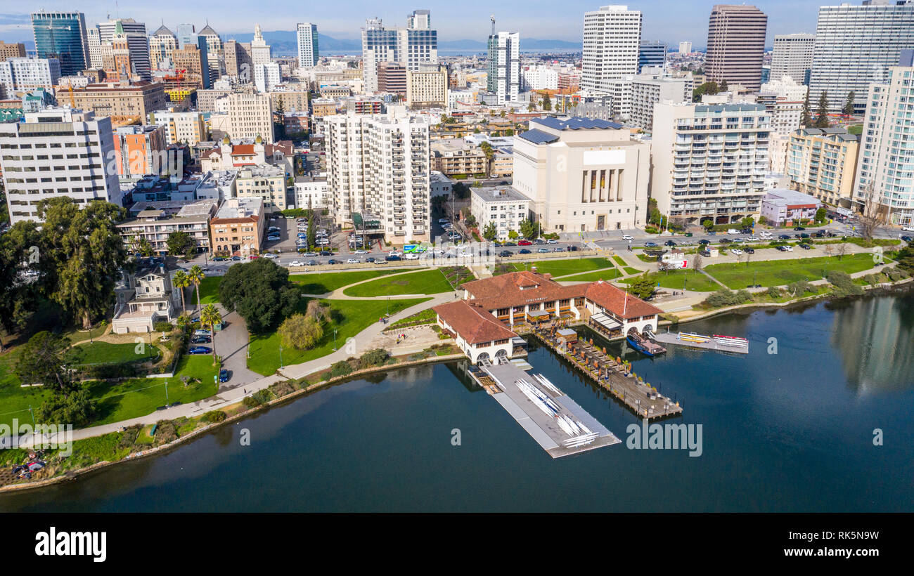Lake Chalet, Lake Merritt, Oakland, CA Stock Photo Alamy