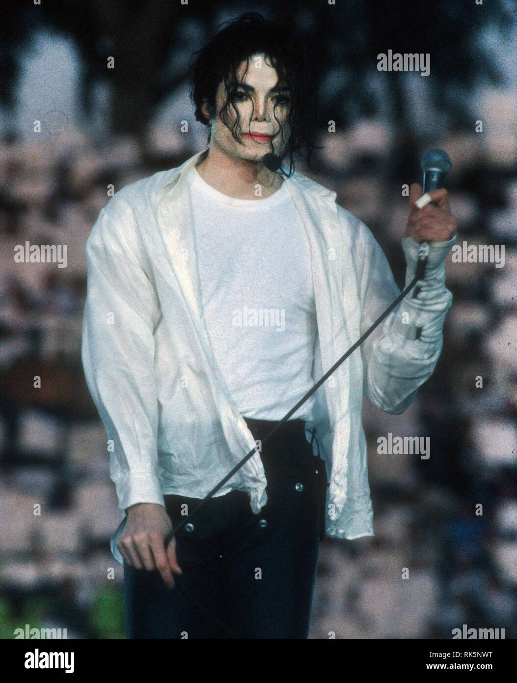 Michael Jackson 1993 Photo By John Barrett/PHOTOlink Stock Photo