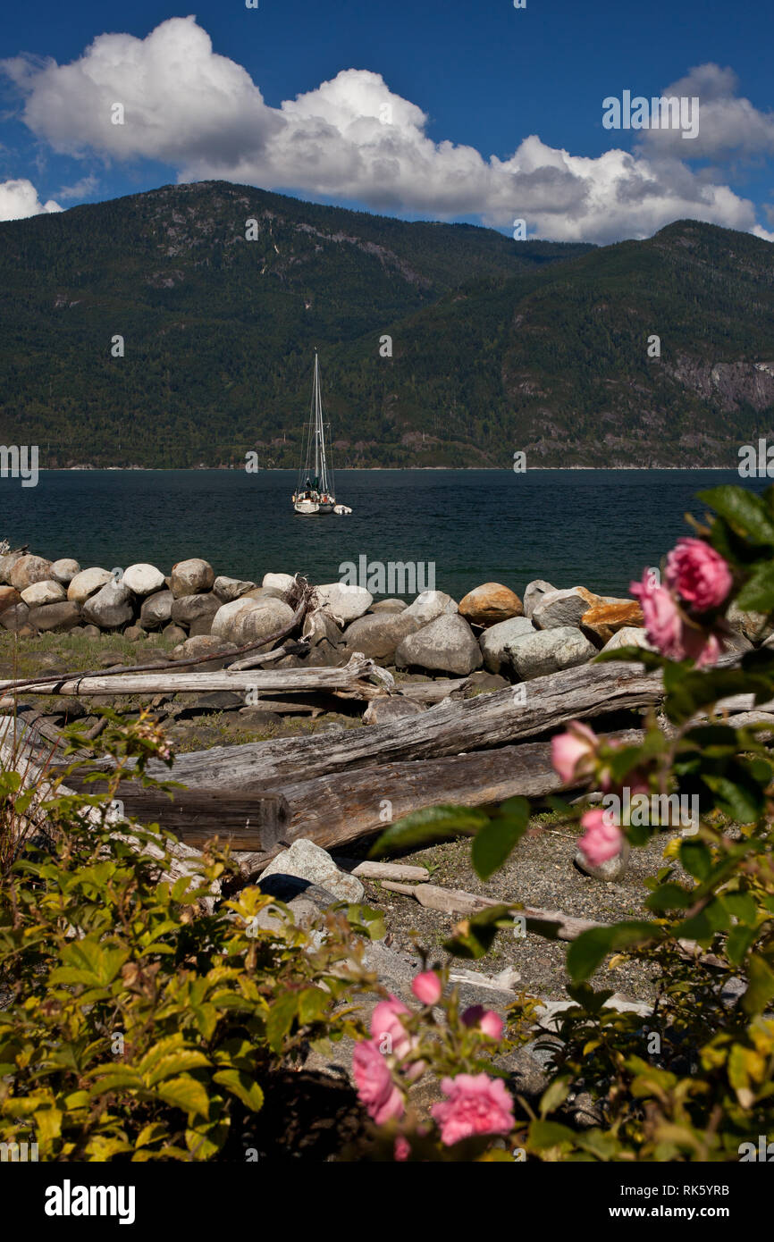 Furry Creek, Sea to Sky Region, British Columbia, Canada Stock Photo