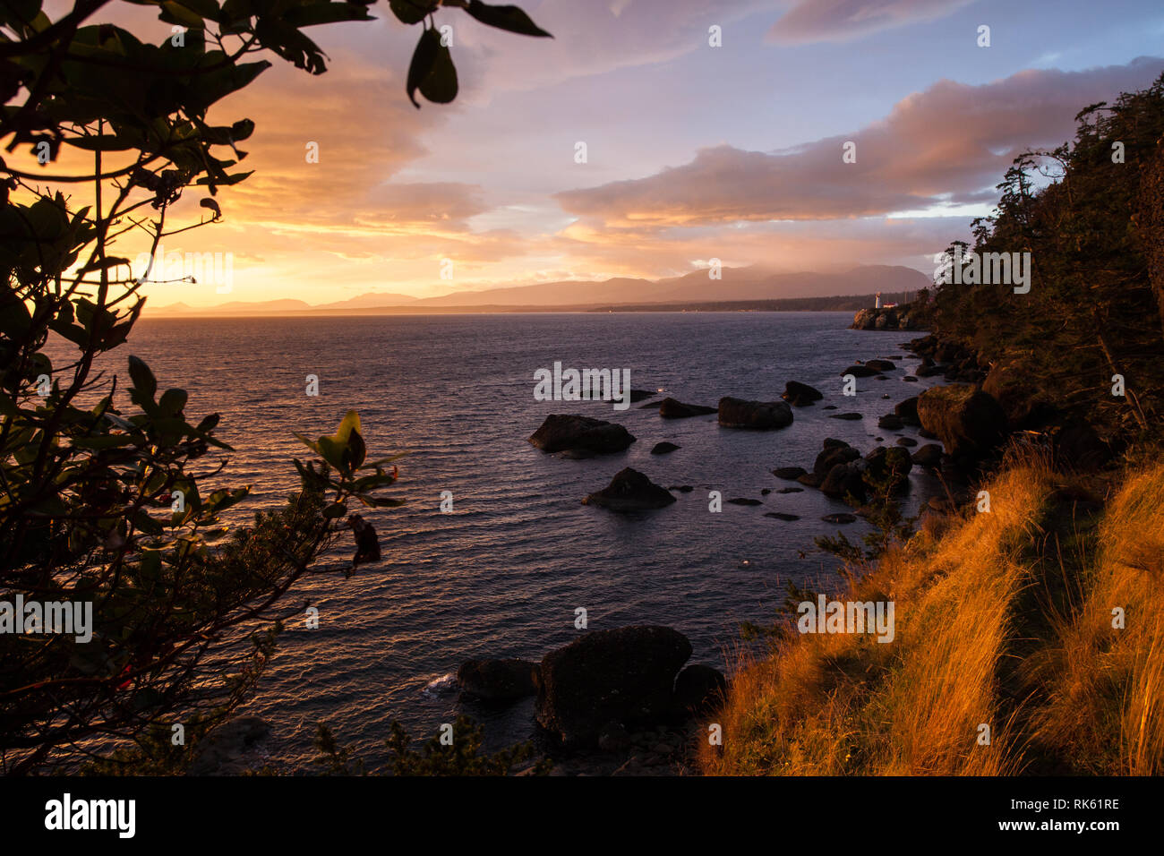 Denman Island, Northern Gulf Islands, British Columbia, Canada Stock Photo