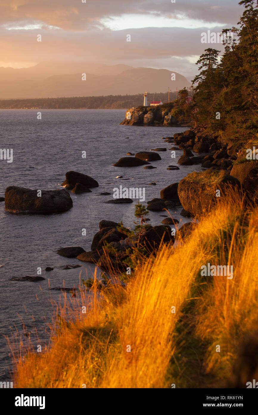Denman Island, Northern Gulf Islands, British Columbia, Canada Stock