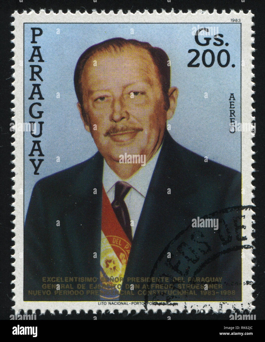 RUSSIA KALININGRAD, 19 APRIL 2017 stamp printed by Paraguay, shows the