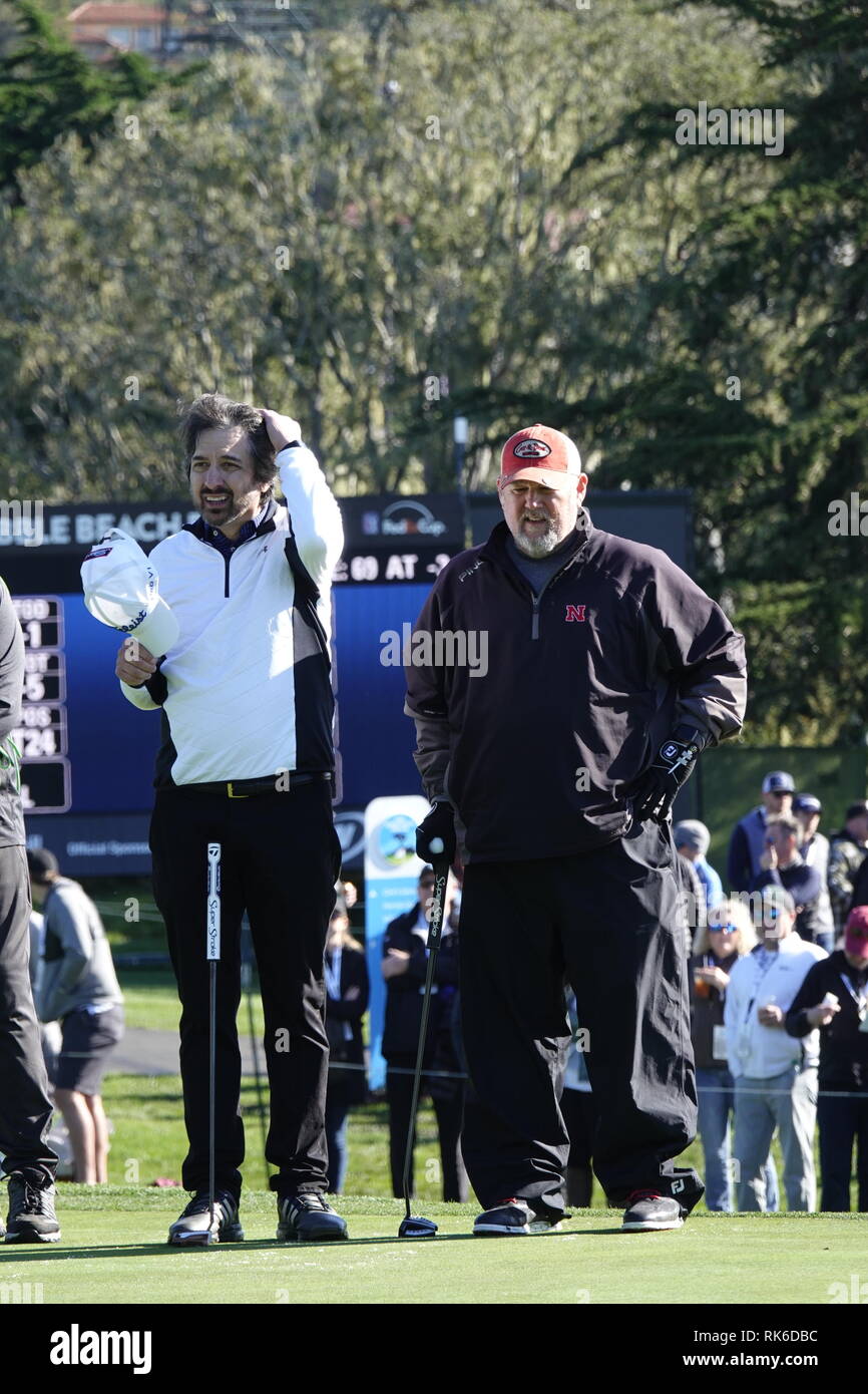 9th February, 2019 Pebble Beach Golf Links, CA, USA Ray Romano and