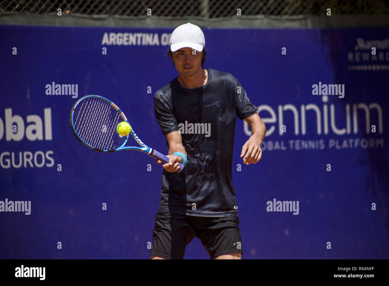 Buenos Aires, Federal Capital, Argentina. 9th Feb, 2019. Training of the Japanese Taro Daniel Credit: Roberto Almeida Aveledo/ZUMA Wire/Alamy Live News Stock Photo