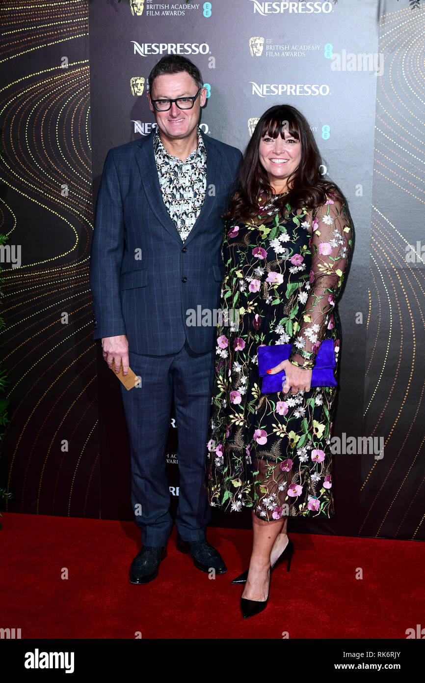 dybtgående tyv lækage Jeff Pope and wife Tina Pope attending the Nespresso British Academy Film  Awards Nominees' Party at Kensington Palace, London Stock Photo - Alamy