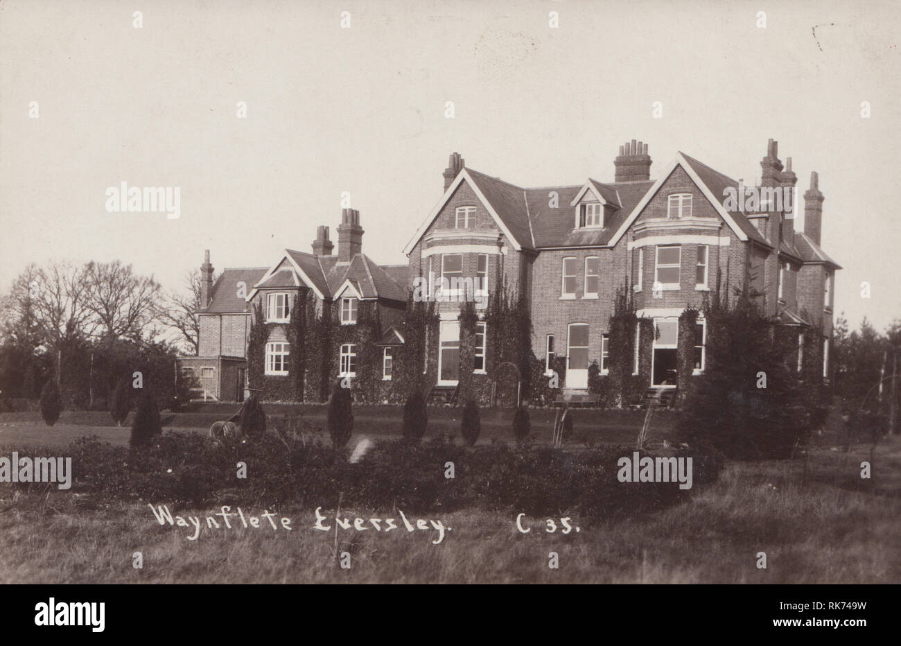 Waynflete Country House, Eversley, Hampshire, England, UK Stock Photo