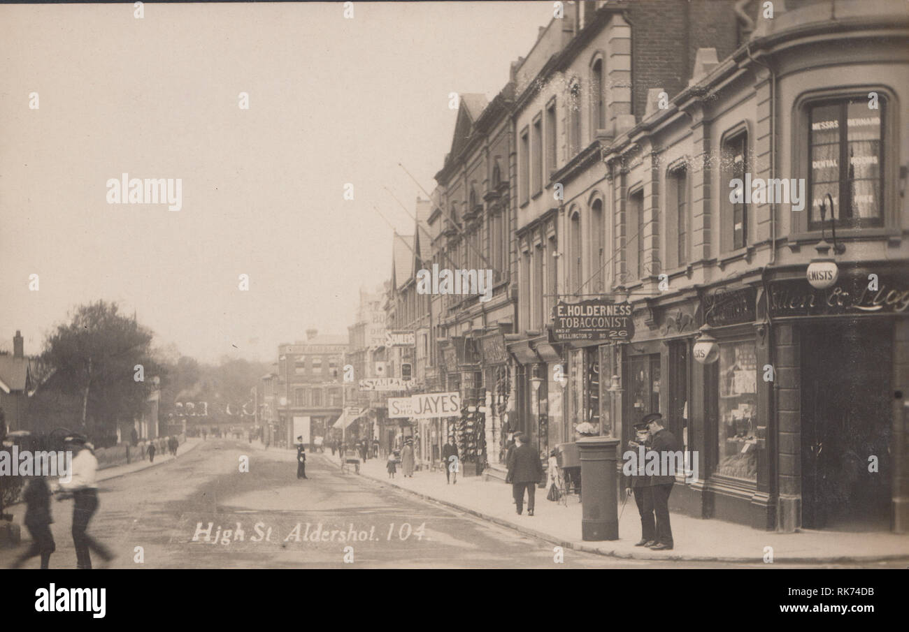 The High Street, Aldershot, Hampshire, England Stock Photo Alamy