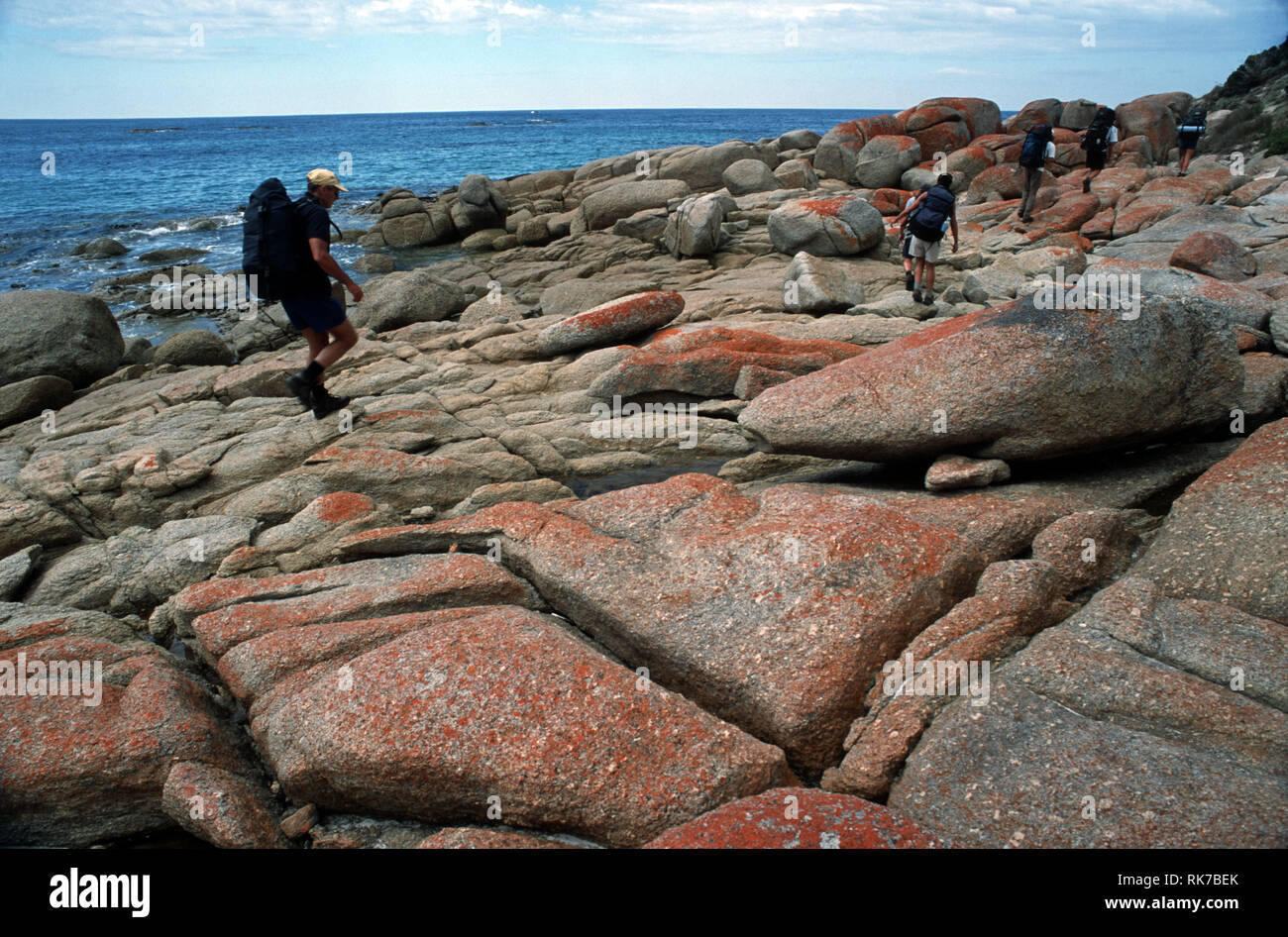 Coasted Along Tourist hikes along coast hi-res stock photography and images - Alamy