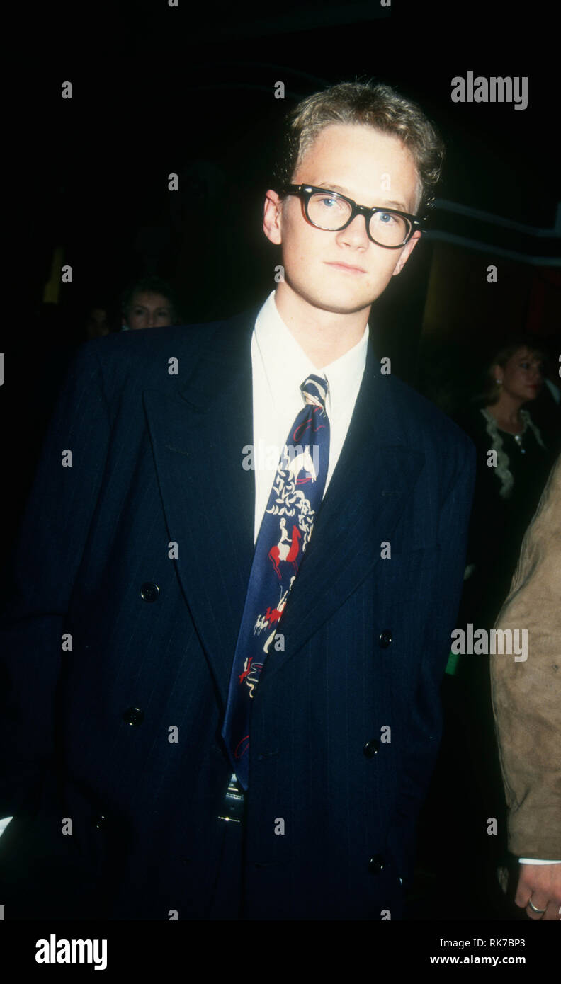 LAS VEGAS, NV - JANUARY 1: Actor Neil Patrick Harris attends 'An Evening  with Barbra Streisand' concert on January 1, 1994 at MGM Grand Garden in  Las Vegas, Nevada. Photo by Barry