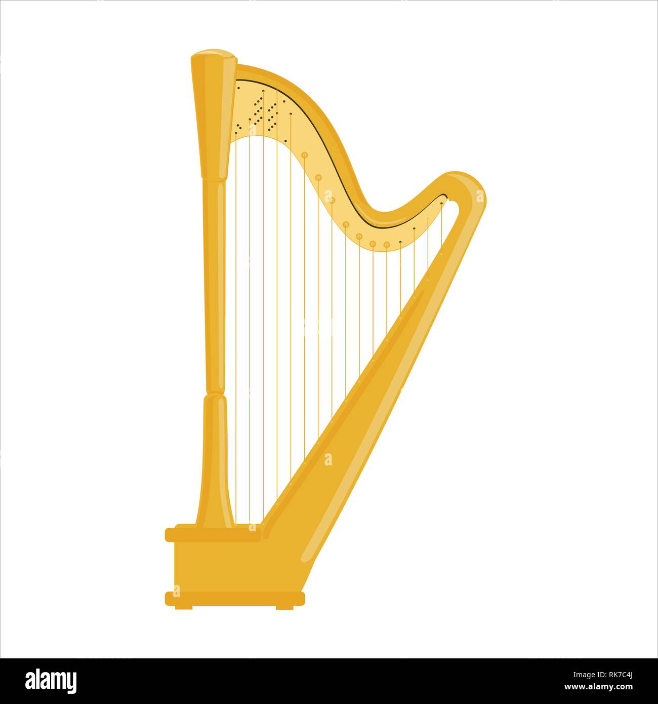 Celtic harp irish stringed instrument hi-res stock photography and images -  Alamy, image size:1300x1390