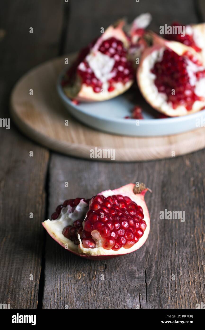 pomegranate a useful product for anemia Stock Photo Alamy
