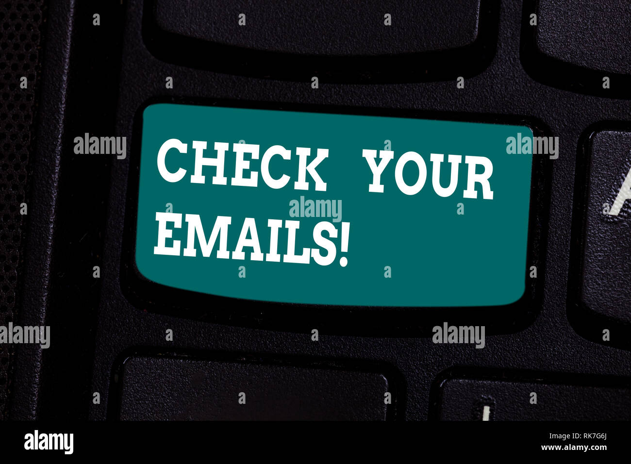 Handwriting text writing Check Your Emails. Concept meaning have look at your inbox to see new