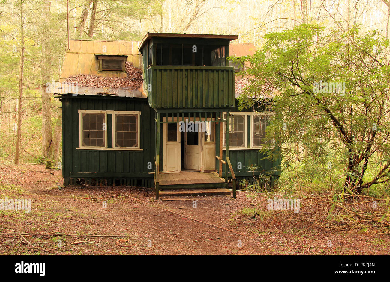 The Elkmont Historic District In Great Smokey Mountains National