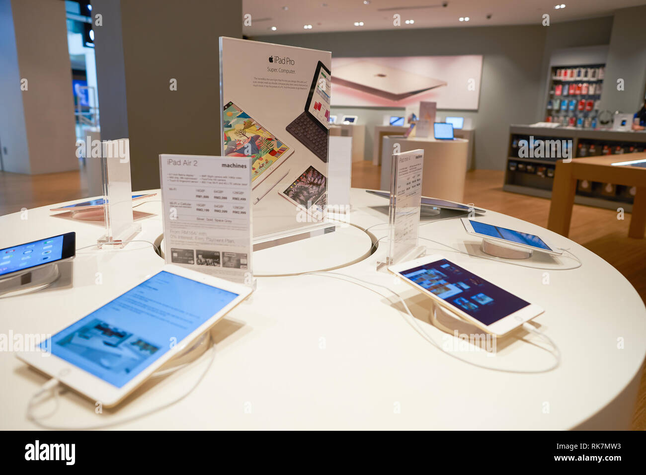 KUALA LUMPUR, MALAYSIA MAY 09, 2016 electronics store in Suria KLCC. Suria KLCC is a shopping