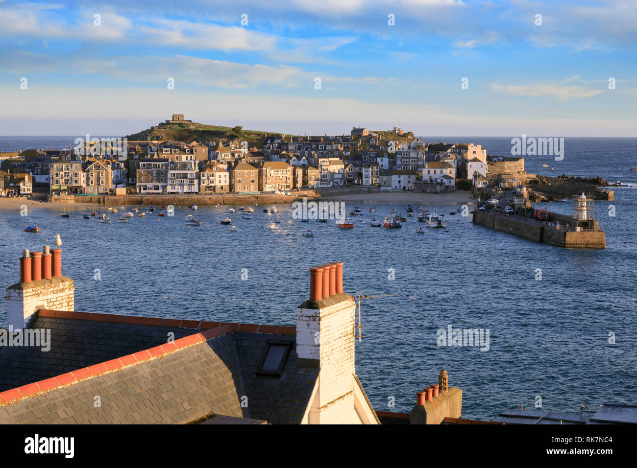 St Ives in Cornwall. Stock Photo