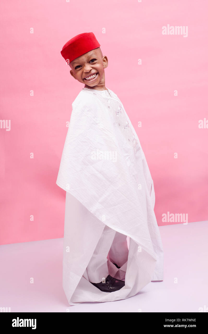 white traditional attire