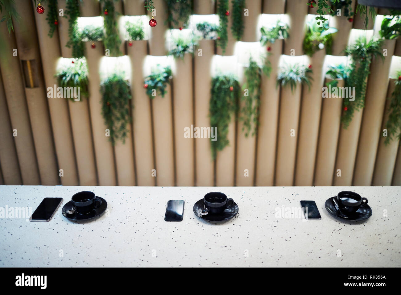 Tea and smartphones Stock Photo - Alamy