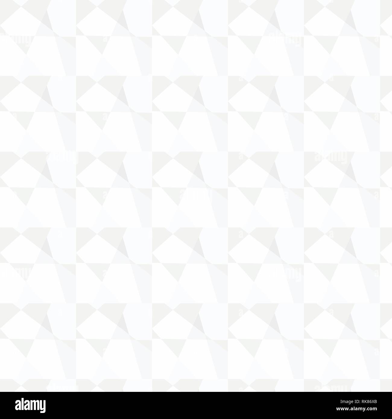 Vector geometric style abstract white & grey background, seamless ...