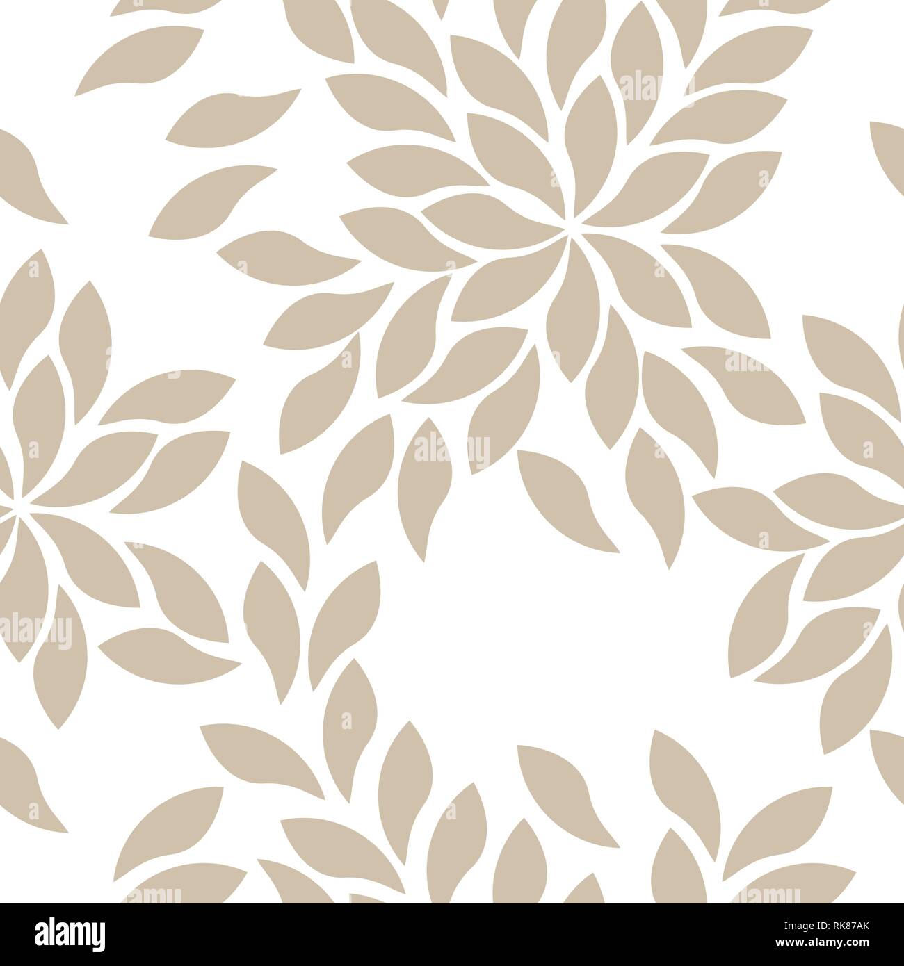 Vector illustration floral seamless abstract background, pattern Stock ...