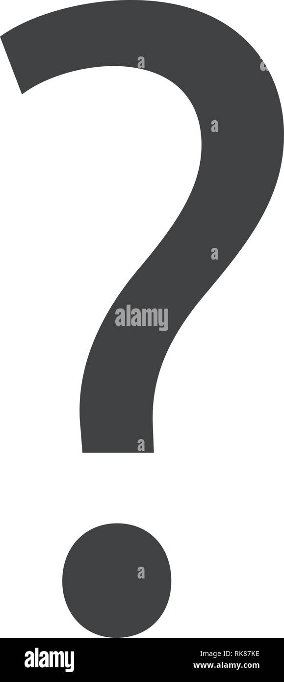 Doubt symbol vector vectors hi-res stock photography and images - Alamy