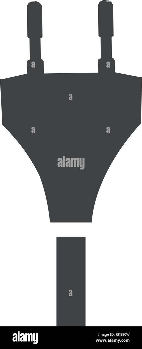 Power plug vector icon. Electricity sign, symbol Stock Vector Image ...