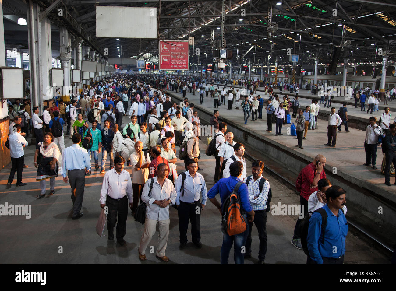 Chhatrapati Shivaji railway station, Mumbai, India Stock Photo Alamy
