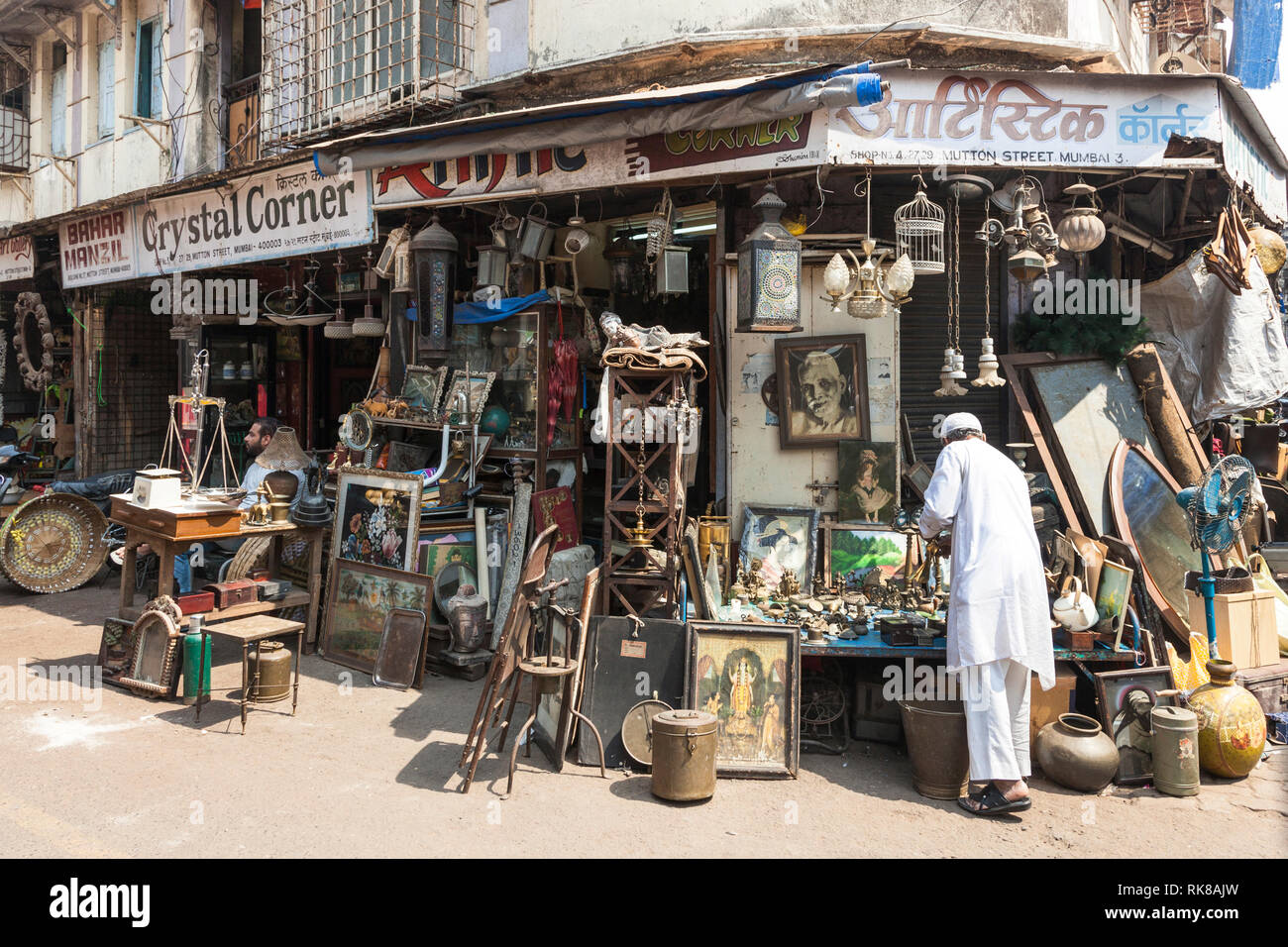 Chor bazaar, Mumbai, India Stock Photo