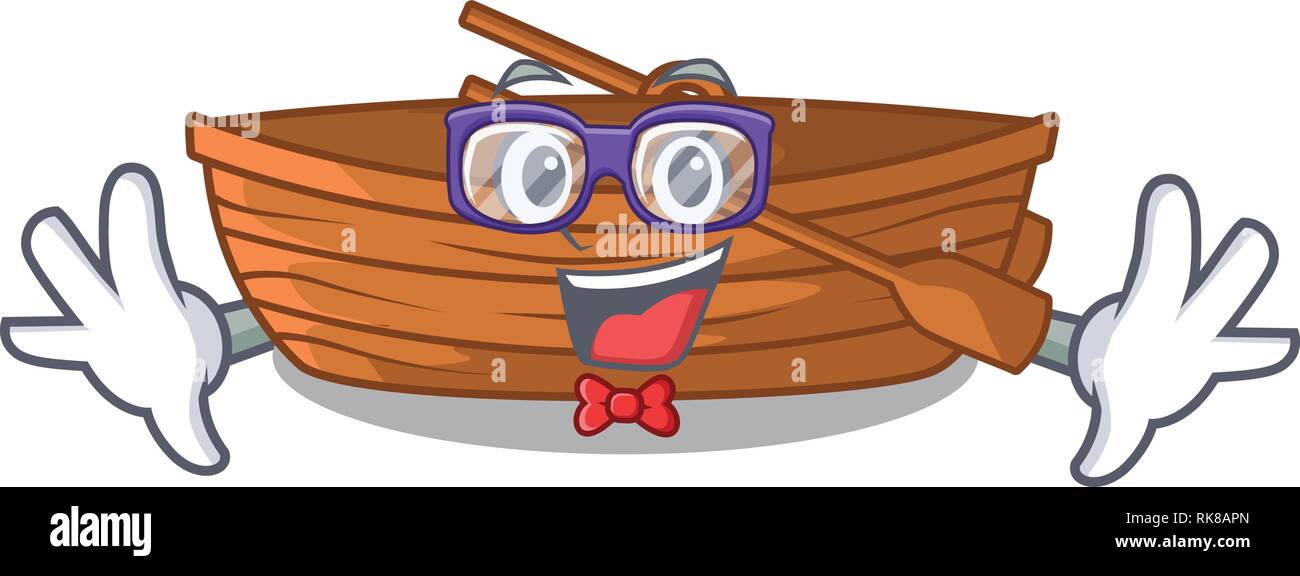 Geek wooden boats isolated with the cartoons Stock Vector Image & Art