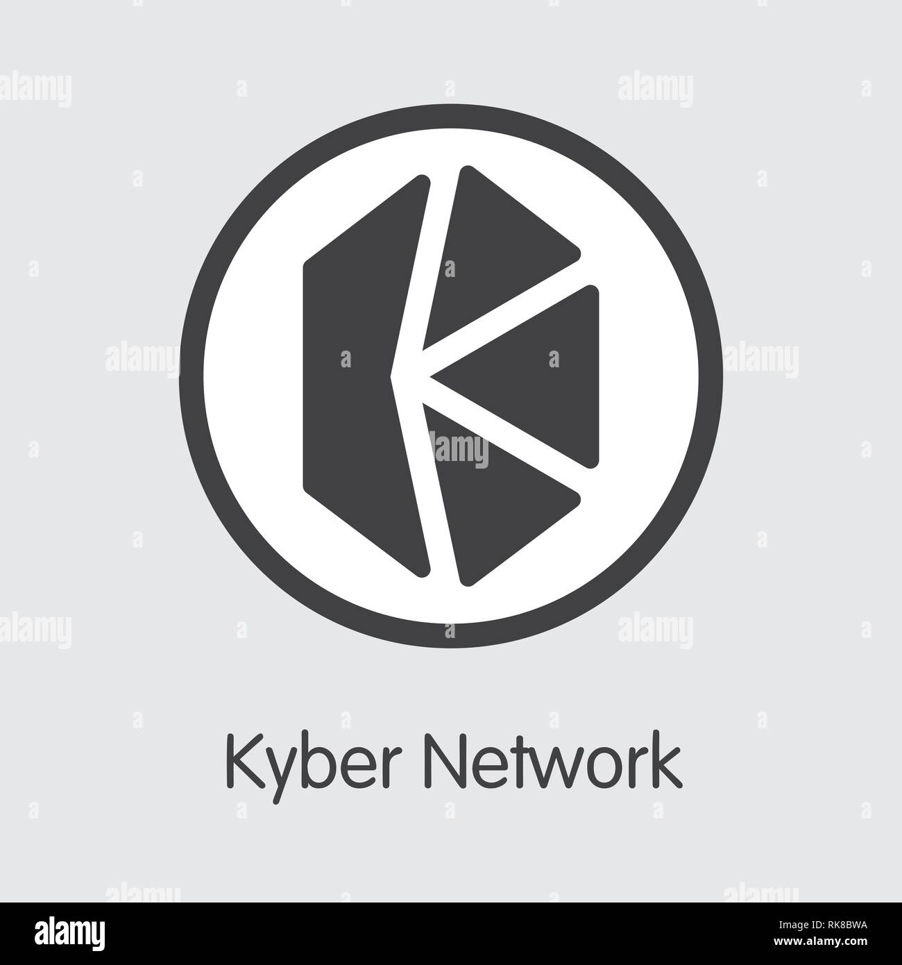 KNC - Kyber Network. The Logo of Money or Market Emblem Stock Vector ...